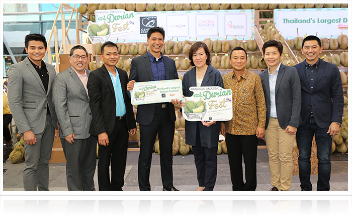 Central Food Retail Boosts Thai Fruits by Launching Thailand’s Largest Durian Festival  “Bangkok Amazing Durian Fest 2016”