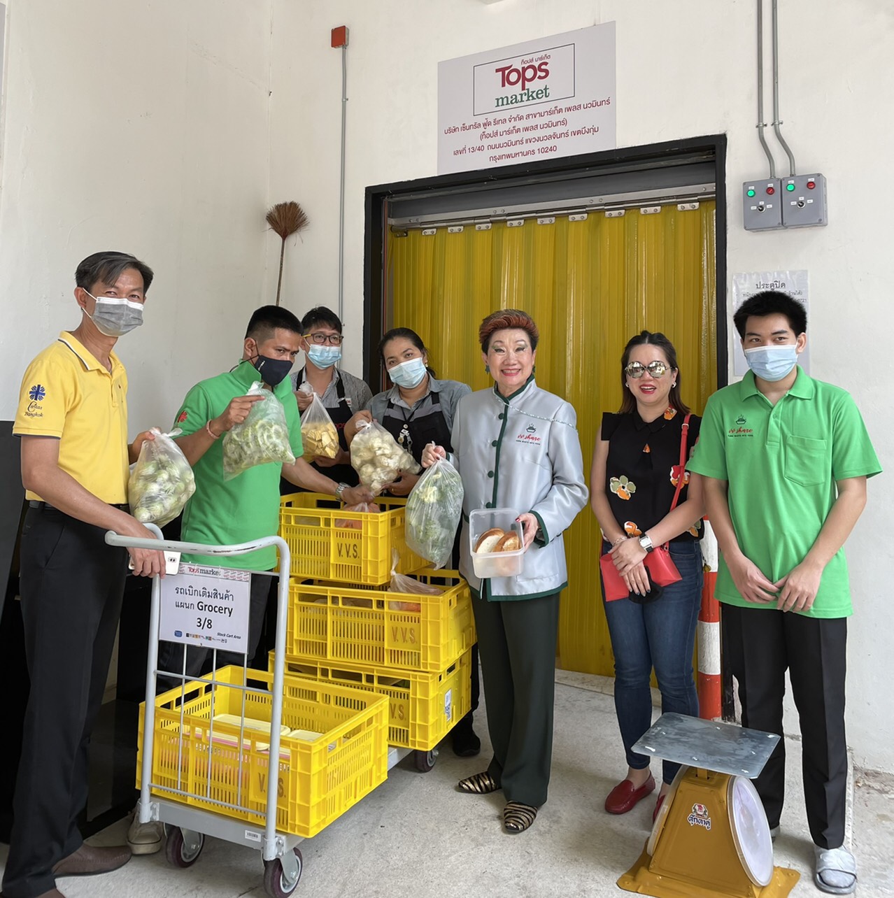 The Food for Good Deed project by Tops market aims to help those underprivileged in Rangsit area by donating surplus food